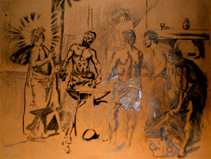Dessin Mural 400 X 180 cm